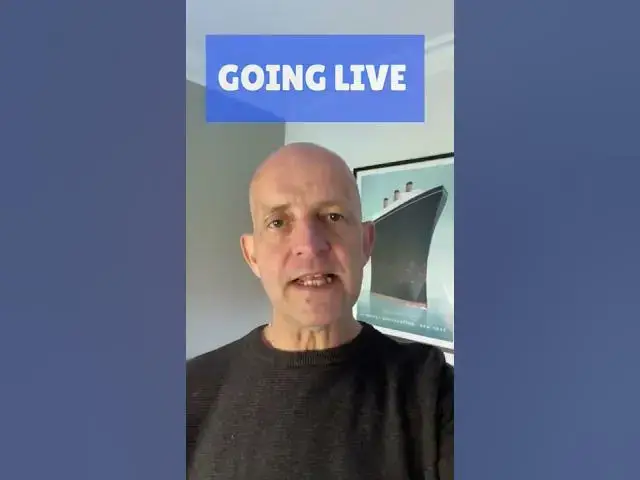 Video thumbnail for Behind The Scenes Going Live #SHORTS