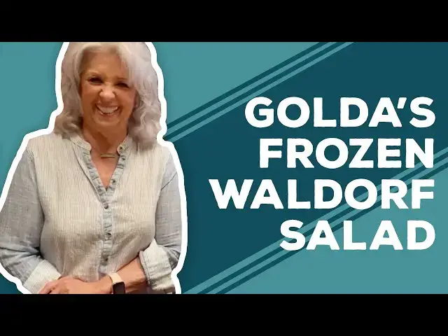 Video thumbnail for Quarantine Cooking: Golda's Frozen Waldorf Salad Recipe