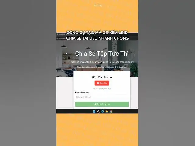 Video thumbnail for Công cụ tạo mã QR kèm đường dẫn chia sẻ tài liệu không giới hạn #thanhcongnghe #dhlcgd