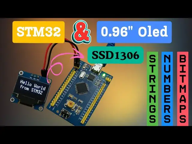 'Video thumbnail for SSD1306 OLED with STM32 | Display Text & Graphics via I2C (Step-by-Step Guide)'