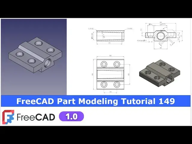 'Video thumbnail for FreeCAD Part Modeling Tutorial 149 | FreeCAD Tutorial | Learn FreeCAD | Mechnexus |'