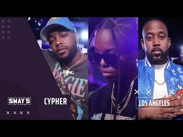 Video thumbnail for Sway's Universe Cypher: Phats, TSpokes & Gil Gatsby on Deli Beats