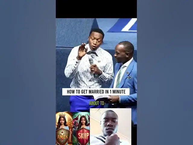 Video thumbnail for How to Get Married in One Minutes in church 😂(John Sele Philip)