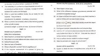 Video thumbnail for 11th Physics 2nd MidTerm Question Paper 2019-20 | Perambalur District | English Medium
