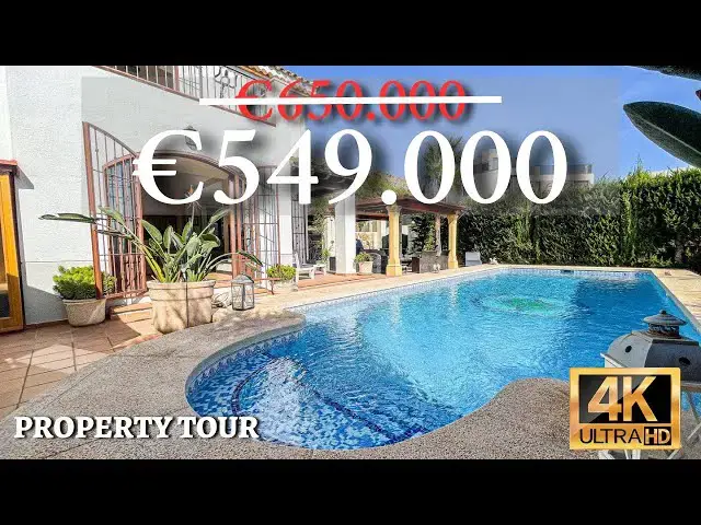 Video thumbnail for Take a Virtual Tour of this Stunning Villa with Swimming Pool in Finestrat, Spain