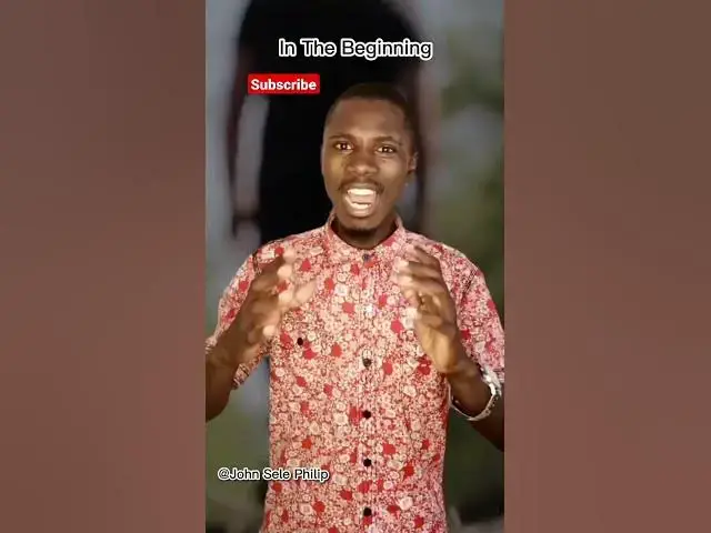 Video thumbnail for In The Beginning #God #Jesus #religion #johnselephilip #bible #religion #religious #christians