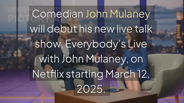 'Video thumbnail for John Mulaney Embraces Live TV with New Netflix Talk Show, Sobriety, and Fatherhood'