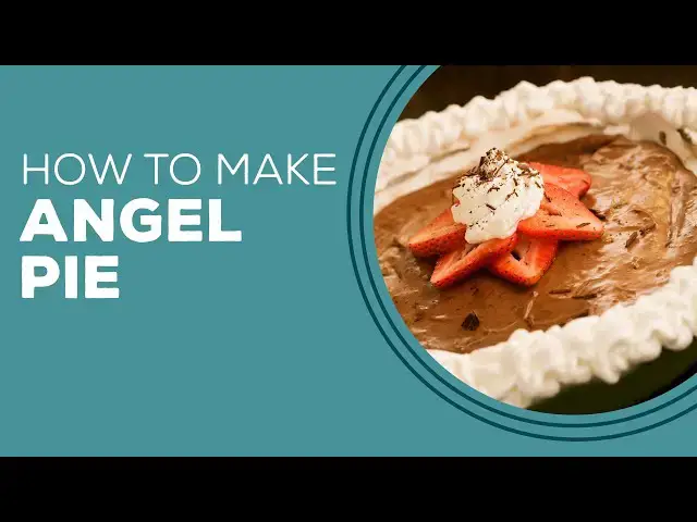 Video thumbnail for Blast from the Past: Angel Pie Recipe | Chocolate Pie with a Meringue Crust