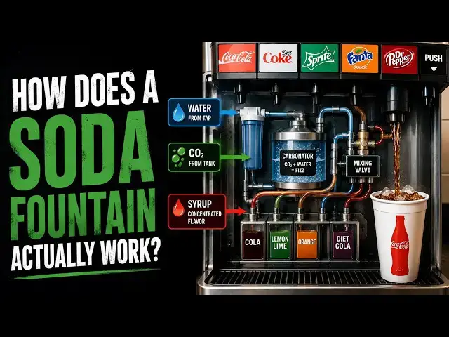 Video thumbnail for How does a soda fountain actually work?