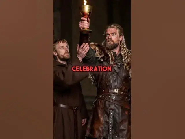 Video thumbnail for The Viking raid of Lindisfarne monastery #shorts #history #viking #medieval