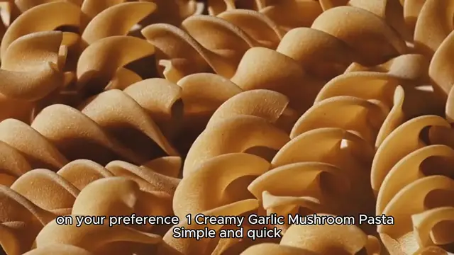 Video thumbnail for mushroom pasta recipe