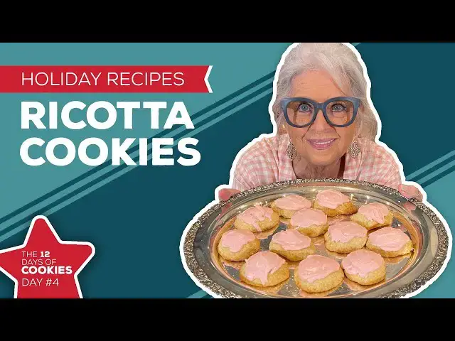 Video thumbnail for Holiday Cooking & Baking Recipes: Ricotta Cookies Recipe - 4th Day of Christmas Cookies