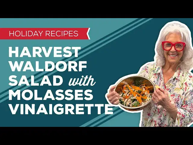 Video thumbnail for Holiday Cooking & Baking Recipes: Harvest Waldorf Salad with Molasses Vinaigrette Recipe