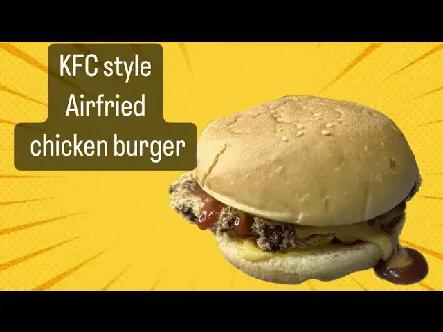 Video thumbnail for KFC style crunch Burger🤤