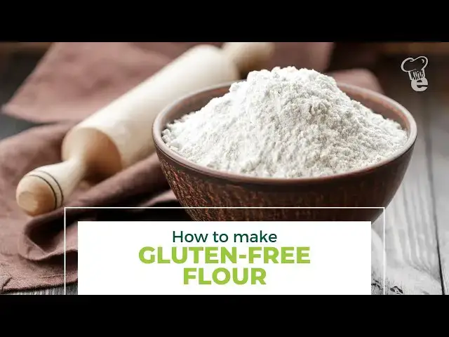 'Video thumbnail for How to Make Gluten-Free Flour | Gluten-Free Recipe | healthEcooks.com'