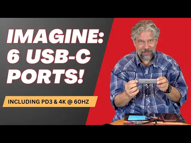 Video thumbnail for EZQuest Slim 6-in-1 USB-C Gen 2 Hub -- DEMO & REVIEW