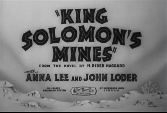 Video thumbnail for King Solomon's Mines (1937)
