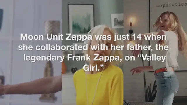 Video thumbnail for Moon Unit Zappa Felt 'Marginalized and Demoralized' as a Kid. Now She's Getting a Second Childhood