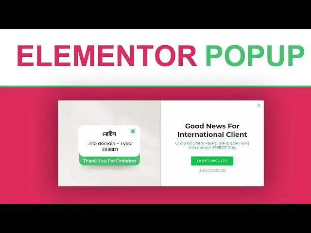 Video thumbnail for Elementor popup on button Click | WordPress Popups| Webmaster Samrat | Samrat Raihan