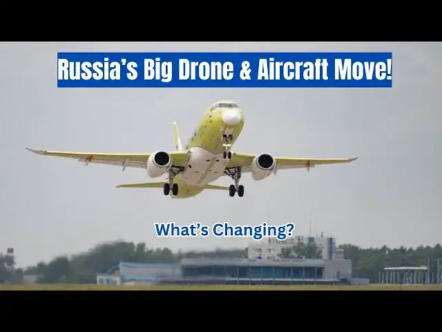 'Video thumbnail for Russia Invests 1.5 Billion Rubles in Drone & Aircraft Tech—Here's Why! / SJ-100 Plans'