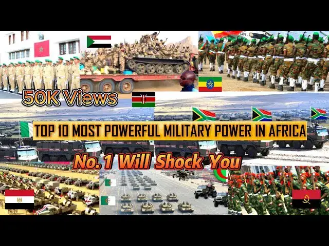 Video thumbnail for Top 10 Most Powerful Military Powers In Africa #johnselephilip