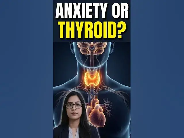 Video thumbnail for Anxiety differential-thyroid dysfunction. #anxietyrelief #anxiety #shorts