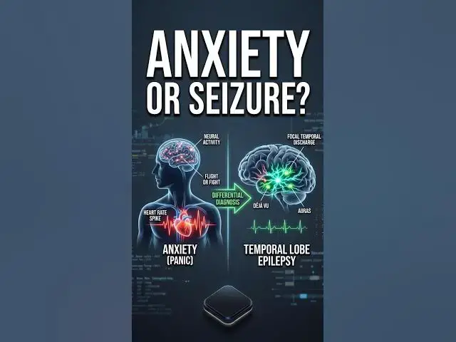 Video thumbnail for Anxiety differential-temporal lobe epilepsy #anxietyrelief #anxiety #shorts