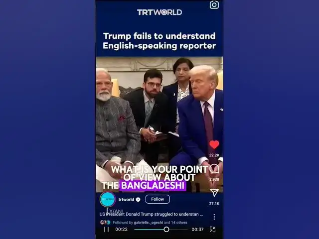 Video thumbnail for Trump Fails to Understand an Indian Reporter #johnselephilip