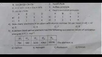 Video thumbnail for 11th Chemistry Quarterly Exam Question Paper 2019-20 | English Medium | Team Aspirants