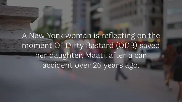 Video thumbnail for How Ol' Dirty Bastard Lifted Car and Saved 4-Year-Old's Life: 'You Definitely Helped My Child'