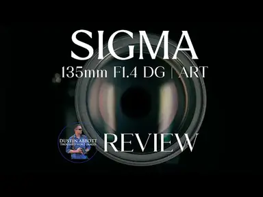 'Video thumbnail for Sigma 135mm F1.4 DG | ART Review:  World's First F1.4 at 135mm!'
