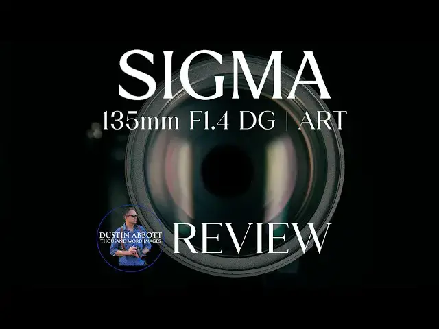 'Video thumbnail for Sigma 135mm F1.4 DG | ART Review: World's First F1.4 at 135mm!'