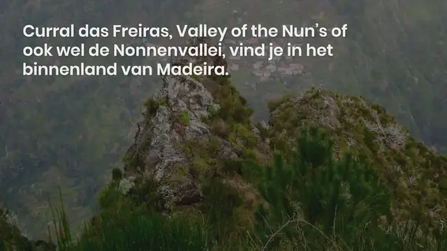 Video thumbnail for Valley of the Nuns Madeira: