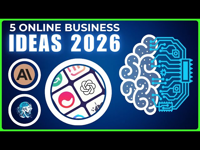 Video thumbnail for 5 Best Online Business Ideas for 2026!