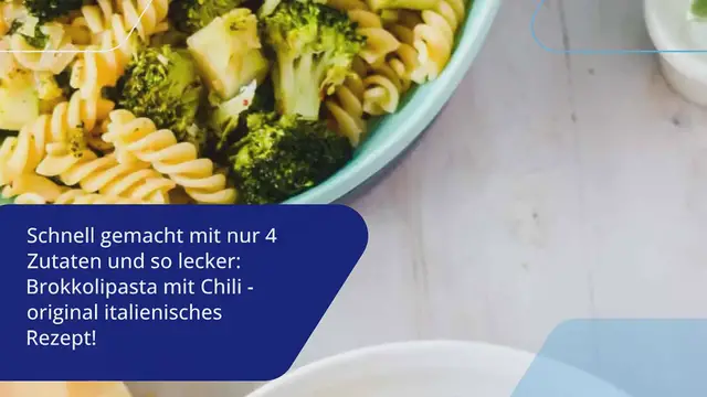 Video thumbnail for Nur 5 Zutaten – Brokkoli Nudeln mit Chili