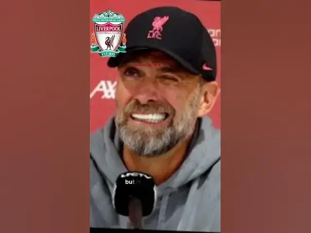 'Video thumbnail for Jürgen Klopp: Not too late to regain best form - #shorts #football #liverpool'