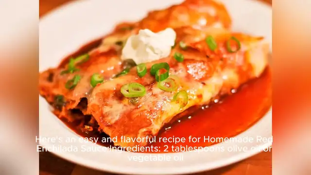 Video thumbnail for red enchilada sauce recipe