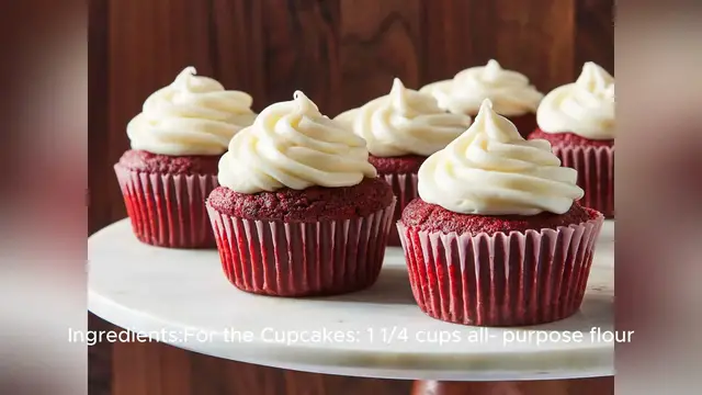 Video thumbnail for red velvet cupcake recipe