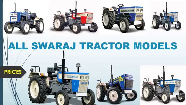 Video thumbnail for ALL SWARAJ tractor models with prices quick View