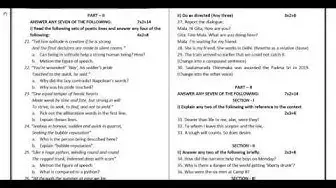 Video thumbnail for 12th English Half Yearly 2019-20 Model Question Paper-1 | Ramanathapuram District | Team Aspirants