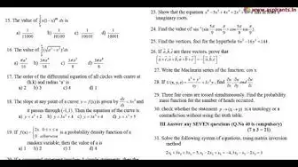 Video thumbnail for 12th Maths First Revision Model Question Paper 2019-20 | Madurai District | English Medium