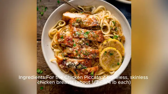 Video thumbnail for chicken piccata recipe