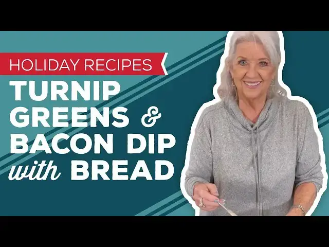 Video thumbnail for Holiday Cooking & Baking Recipes: Turnip Greens & Bacon Dip with Pull-Apart Bread Recipe