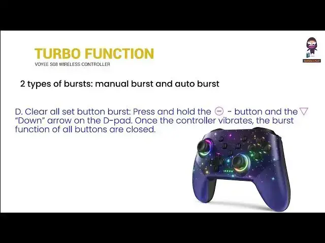 Video thumbnail for VOYEE S08 Wireless Controller | Comprehensive User Manual Guide