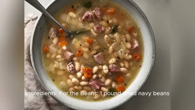 Video thumbnail for navy bean soup recipe