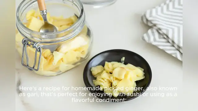 Video thumbnail for pickled ginger recipe