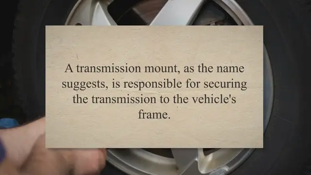 Video thumbnail for Replacing a Transmission Mount: A Step-by-Step Guide
