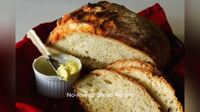 Video thumbnail for no knead bread recipe