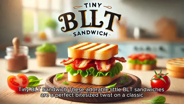 'Video thumbnail for Tiny BLT Sandwich'