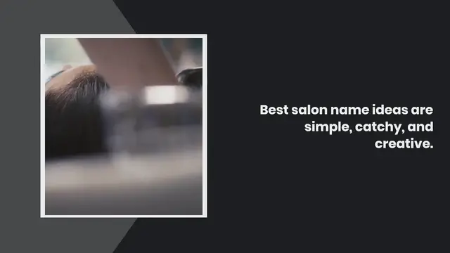 Video thumbnail for 900+ Best Salon Names Ideas That Are Great to Choose From
